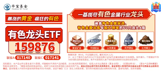 涨疯了！伦铜创上市新高，COMEX黄金回升4月高位，有色龙头ETF（159876）高开3%！标的指数本轮累涨38.98%！  第5张