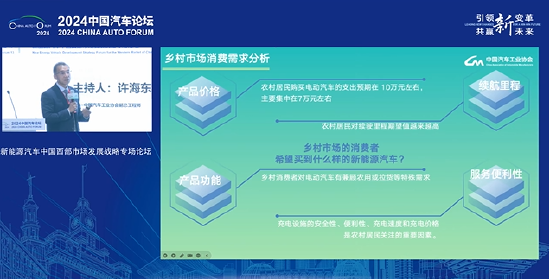 汽车工业协会副总工程师许海东：农村新能源汽车市场空间很大，小城镇纯电动汽车增速非常快  第1张