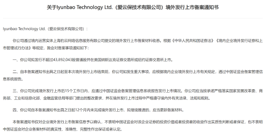 爱云保拟赴美IPO  第1张