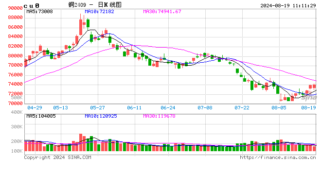 光大期货：8月19日有色金属日报