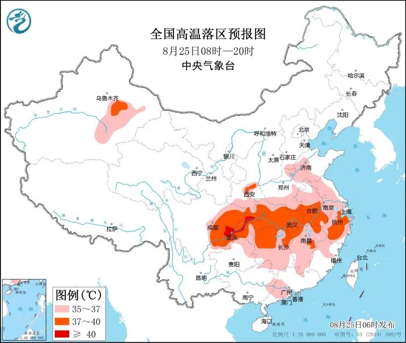 未来三天国内天气预报（8月25日）  第4张