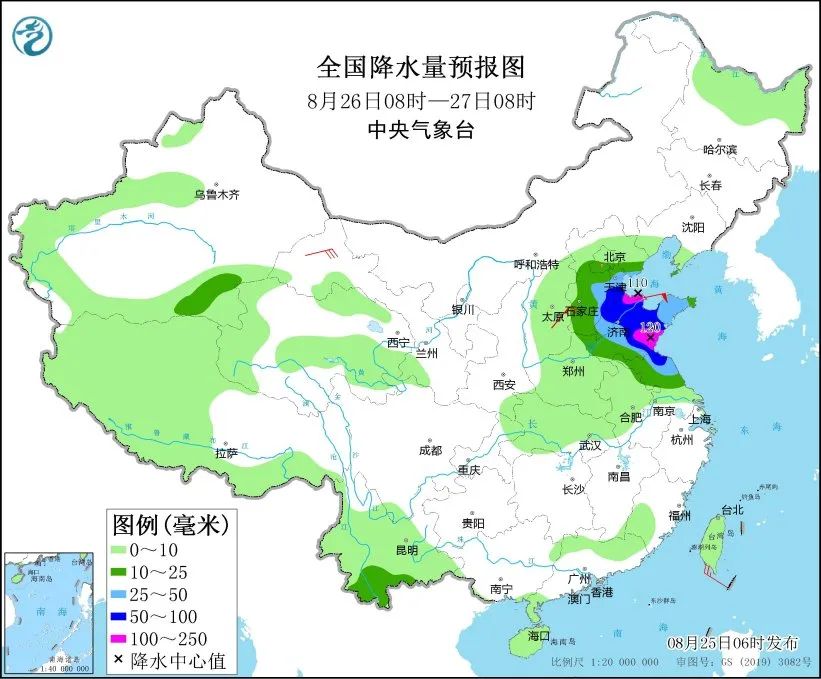 未来三天国内天气预报（8月25日）  第6张