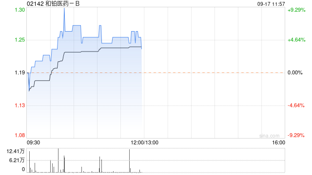和铂医药-B9月16日斥资40.42万港元回购35万股  第1张