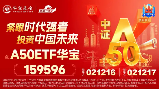 A50龙头再发力，茅台涨超3%！龙头宽基A50ETF华宝（159596）再涨超1%！连续第7日上涨！