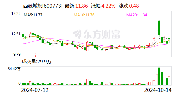 西藏城投：子公司拟公开挂牌转让国投置业100%股权